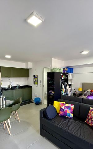 Apartamento para alugar com 41m², 1 quarto e 1 vaga Apartamento para alugar com 41m², 1 quarto e 1 vagaSala