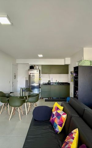 Apartamento para alugar com 41m², 1 quarto e 1 vaga Apartamento para alugar com 41m², 1 quarto e 1 vagaSala