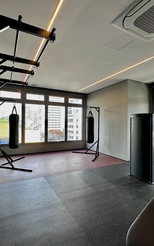 Apartamento para alugar com 41m², 1 quarto e 1 vaga Apartamento para alugar com 41m², 1 quarto e 1 vagaAcademia