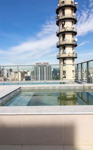 Studio à venda com 24m², 1 quarto e sem vaga Studio à venda com 24m², 1 quarto e sem vagaÁrea comum - Piscina
