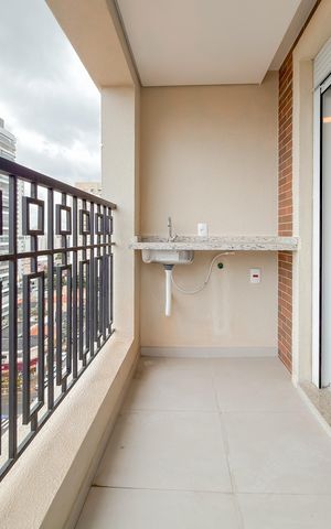 Studio à venda com 31m², 1 quarto e sem vaga Studio à venda com 31m², 1 quarto e sem vagaVaranda