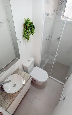 Studio à venda com 31m², 1 quarto e sem vaga Studio à venda com 31m², 1 quarto e sem vagaBanheiro