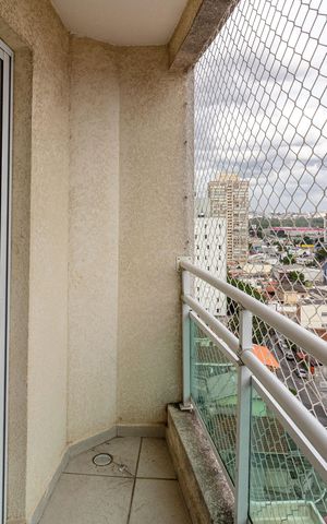 Apartamento à venda com 61m², 2 quartos e 2 vagasVaranda