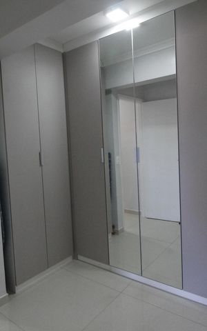Apartamento para alugar com 117m², 4 quartos e 2 vagasSuíte - Armários