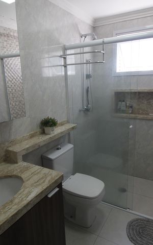 Apartamento para alugar com 117m², 4 quartos e 2 vagasBanheiro da Suíte