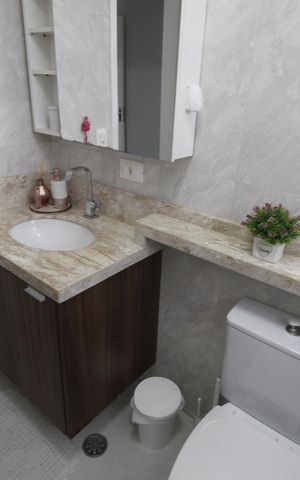 Apartamento para alugar com 117m², 4 quartos e 2 vagasBanheiro da Suíte