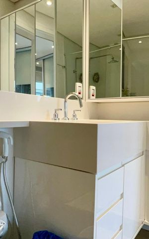 Apartamento à venda com 60m², 1 quarto e 1 vagaBanheiro da Suíte
