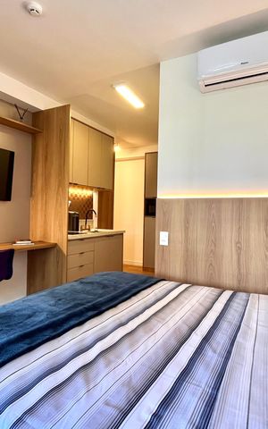 Studio à venda com 32m², 1 quarto e sem vaga Studio à venda com 32m², 1 quarto e sem vagaStudio