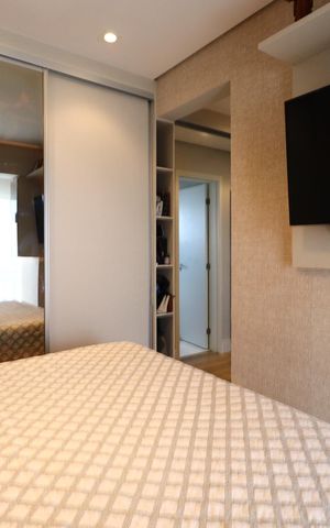 Apartamento à venda com 112m², 3 quartos e 2 vagasQuarto 2 - Suíte