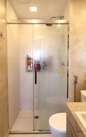 Apartamento à venda com 112m², 3 quartos e 2 vagasBanheiro da Suíte 3