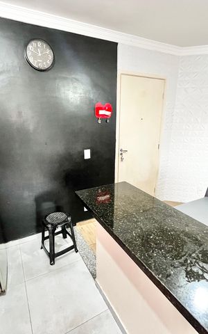 Apartamento à venda com 49m², 2 quartos e 1 vaga Apartamento à venda com 49m², 2 quartos e 1 vagaCozinha e Área de Serviço