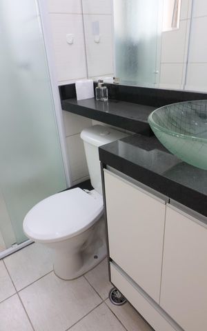 Apartamento à venda com 57m², 2 quartos e 1 vagaBanheiro