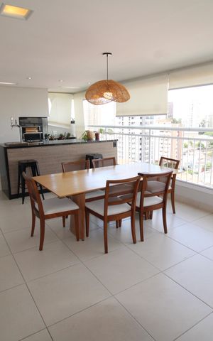 Apartamento à venda com 120m², 3 quartos e 2 vagasSala / Cozinha - Varanda