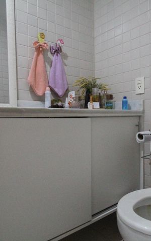 Apartamento para alugar com 78m², 3 quartos e 1 vagaBanheiro da suíte