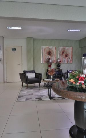 Apartamento para alugar com 68m², 2 quartos e 2 vagasHall social