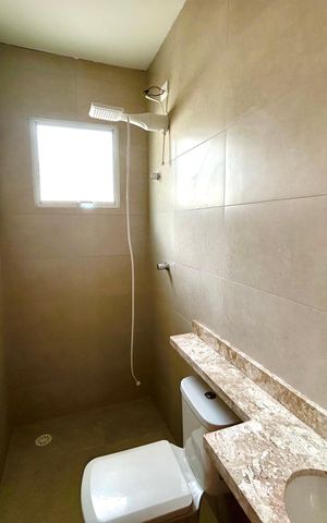 Casa à venda com 120m², 3 quartos e 2 vagas Casa à venda com 120m², 3 quartos e 2 vagasBanheiro da Suíte 1