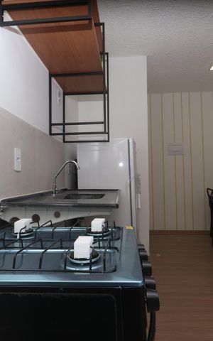 Apartamento à venda com 39m², 2 quartos e sem vagaCozinha e Área de Serviço