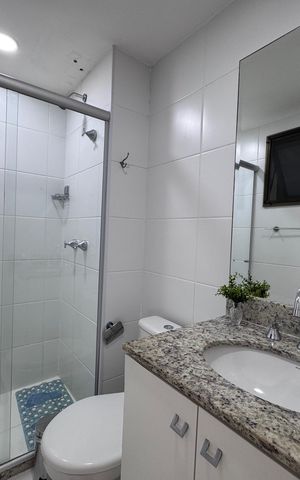 Apartamento à venda com 72m², 2 quartos e 2 vagas Apartamento à venda com 72m², 2 quartos e 2 vagasBanheiro Social