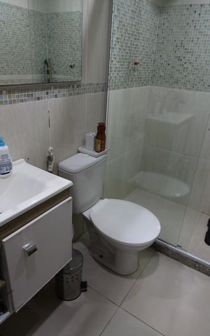Casa de condomínio à venda com 150m², 3 quartos e sem vagaBanheiro de Serviço