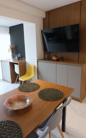 Apartamento à venda com 63m², 2 quartos e 2 vagasSala