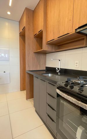 Apartamento à venda com 54m², 2 quartos e 1 vaga Apartamento à venda com 54m², 2 quartos e 1 vagaCozinha e Área de Serviço