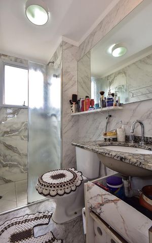 Apartamento à venda com 56m², 2 quartos e 1 vagaBanheiro