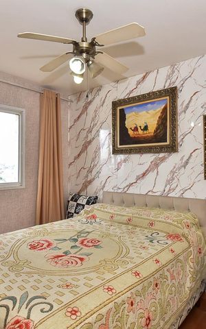 Apartamento à venda com 56m², 2 quartos e 1 vagaQuarto 2