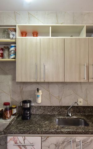 Apartamento à venda com 56m², 2 quartos e 1 vagaCozinha