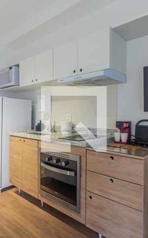 Apartamento para alugar com 24m², 1 quarto e sem vaga