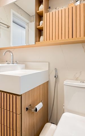 Apartamento à venda com 85m², 2 quartos e 2 vagas Apartamento à venda com 85m², 2 quartos e 2 vagasBanheiro da Suíte 2