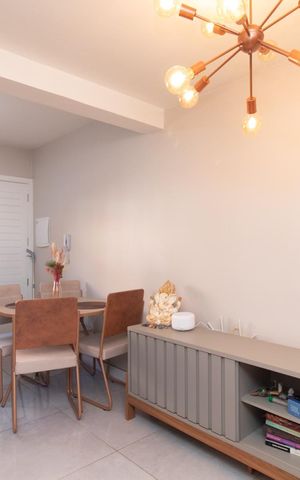 Casa de condomínio à venda com 49m², 1 quarto e 1 vagaSala