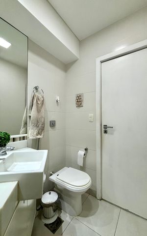Apartamento à venda com 96m², 3 quartos e 1 vaga Apartamento à venda com 96m², 3 quartos e 1 vagaBanheiro social