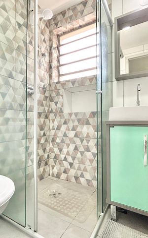 Apartamento à venda com 44m², 2 quartos e sem vaga Apartamento à venda com 44m², 2 quartos e sem vagaBanheiro