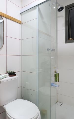 Apartamento para alugar com 65m², 2 quartos e 1 vagaBanheiro da Suíte