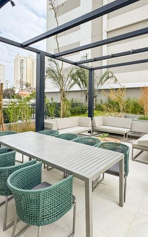 Studio à venda com 32m², 1 quarto e sem vaga Studio à venda com 32m², 1 quarto e sem vagaChurrasqueira