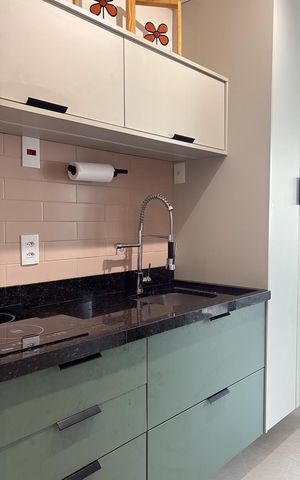 Studio para alugar com 22m², 0 quarto e sem vaga Studio para alugar com 22m², 0 quarto e sem vagaCozinha