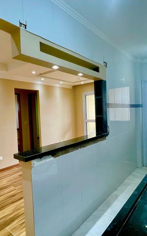Apartamento para alugar com 40m², 2 quartos e 2 vagas Apartamento para alugar com 40m², 2 quartos e 2 vagasCozinha