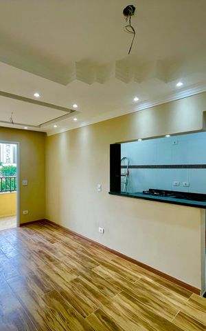 Apartamento para alugar com 40m², 2 quartos e 2 vagas Apartamento para alugar com 40m², 2 quartos e 2 vagasSala