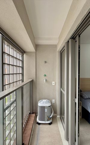 Studio para alugar com 26m², 1 quarto e sem vagaSacada 