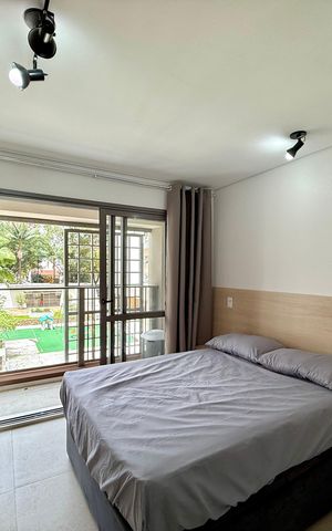 Studio para alugar com 26m², 1 quarto e sem vagaQuarto 