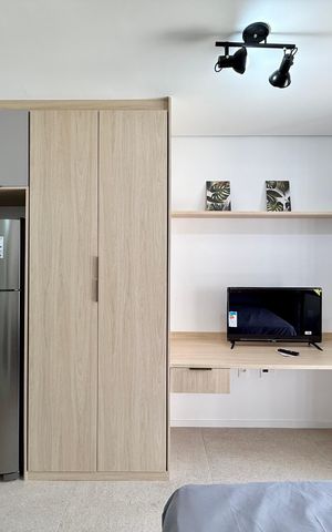 Studio para alugar com 26m², 1 quarto e sem vagaQuarto 