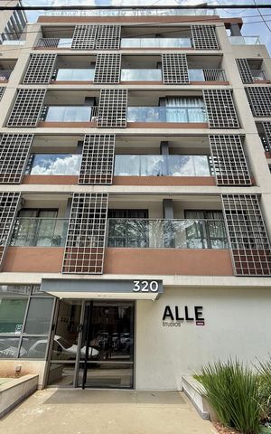 Studio para alugar com 26m², 1 quarto e sem vagaFachada 
