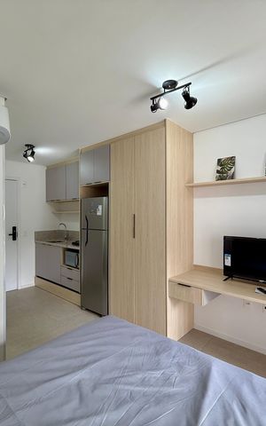 Studio para alugar com 26m², 1 quarto e sem vagaQuarto 