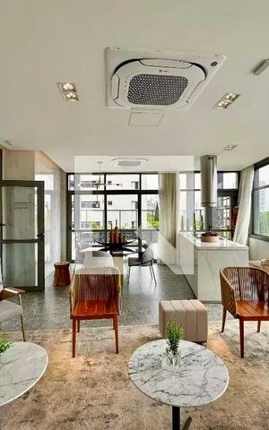 Studio para alugar com 26m², 1 quarto e sem vagaSalão de Festas 