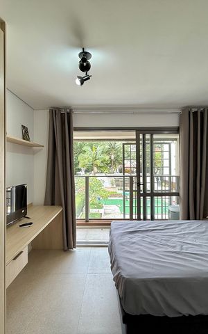Studio para alugar com 26m², 1 quarto e sem vagaQuarto 