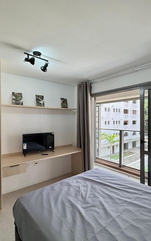 Studio para alugar com 26m², 1 quarto e sem vagaQuarto 