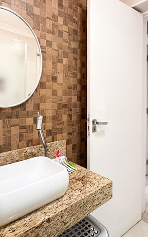 Apartamento à venda com 70m², 3 quartos e 1 vaga Apartamento à venda com 70m², 3 quartos e 1 vagaBanheiro Social