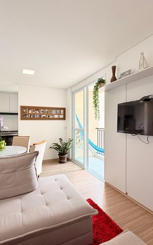 Apartamento à venda com 77m², 3 quartos e 2 vagasSala