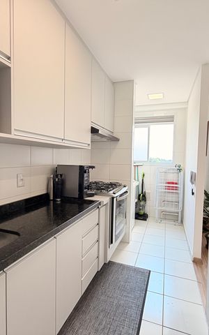Apartamento à venda com 77m², 3 quartos e 2 vagasCozinha