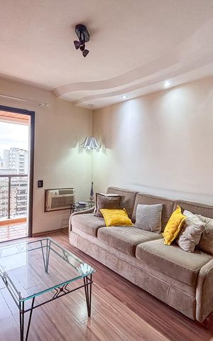 Apartamento para alugar com 58m², 1 quarto e 2 vagas